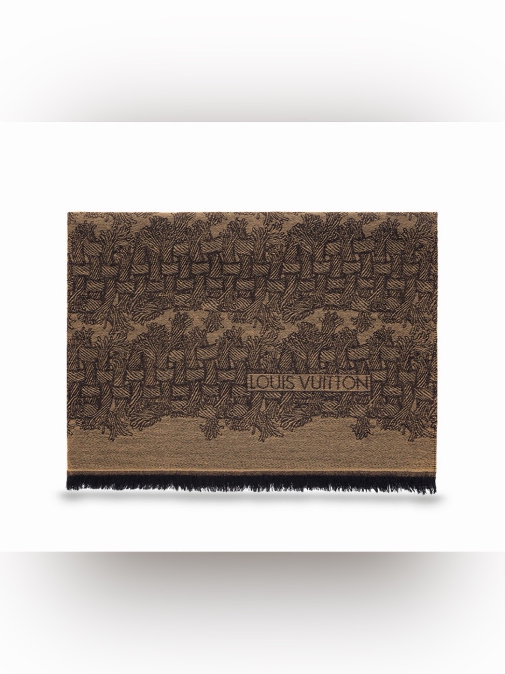 Louis Vuitton Christopher Nemeth Limited Edition Wool Scarf Etoile